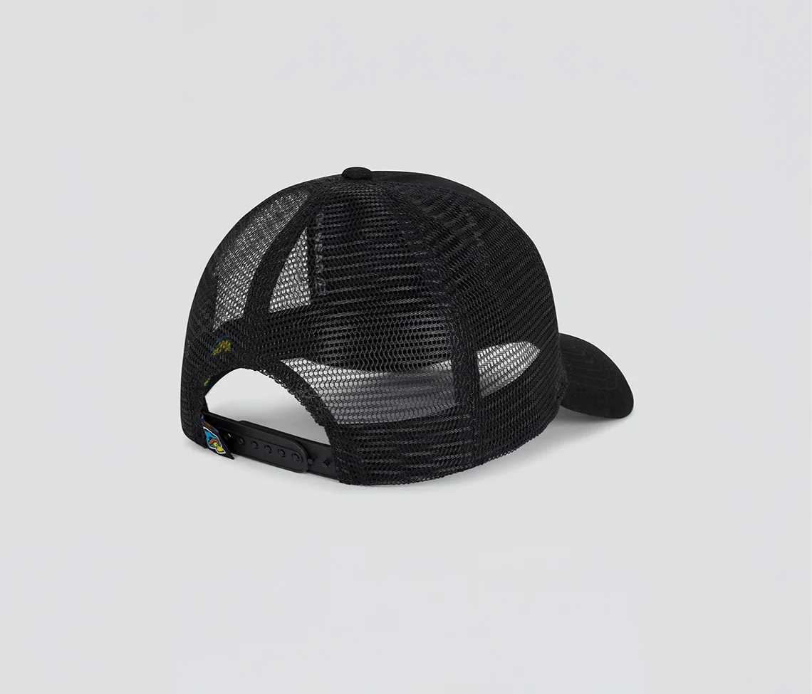 HAPPY FACE DENIM TRUCKER CAP - Image 3