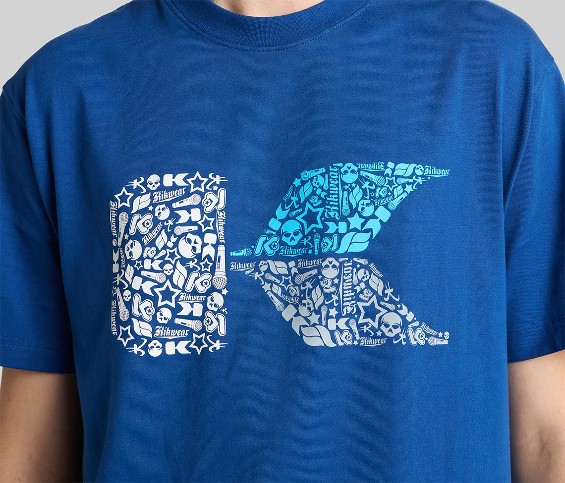 K SCRAMBLE GRAPHIC TEE - OCEAN - Image 4