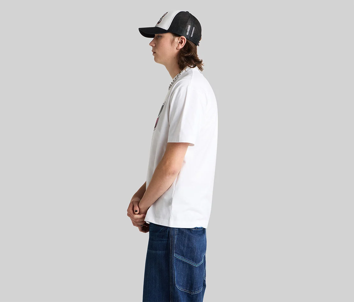 KIKWAVE SPACEWALK GRAPHIC TEE - WHITE - Image 3