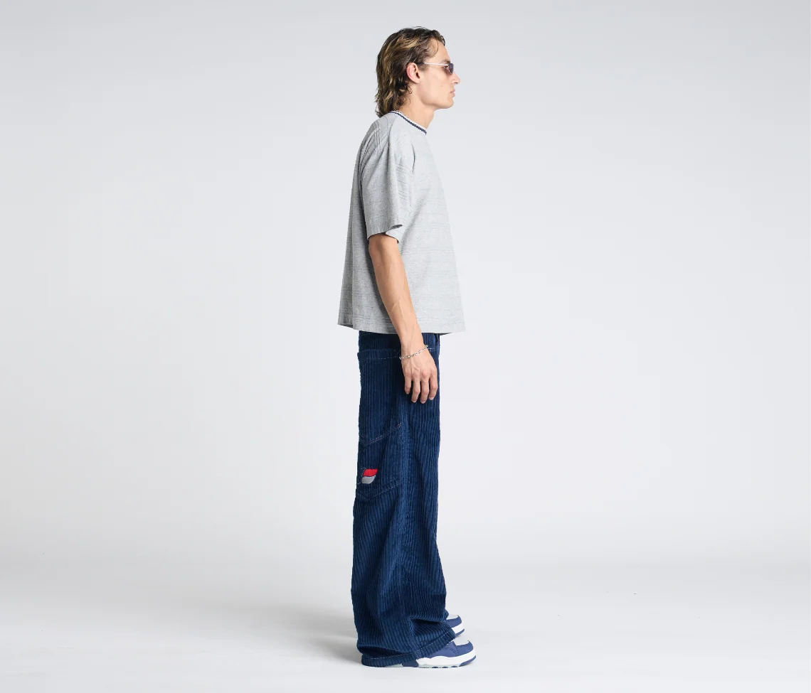 SUPREME KORDZ 26" 3-WALE CORDUROY NAVY - Image 3