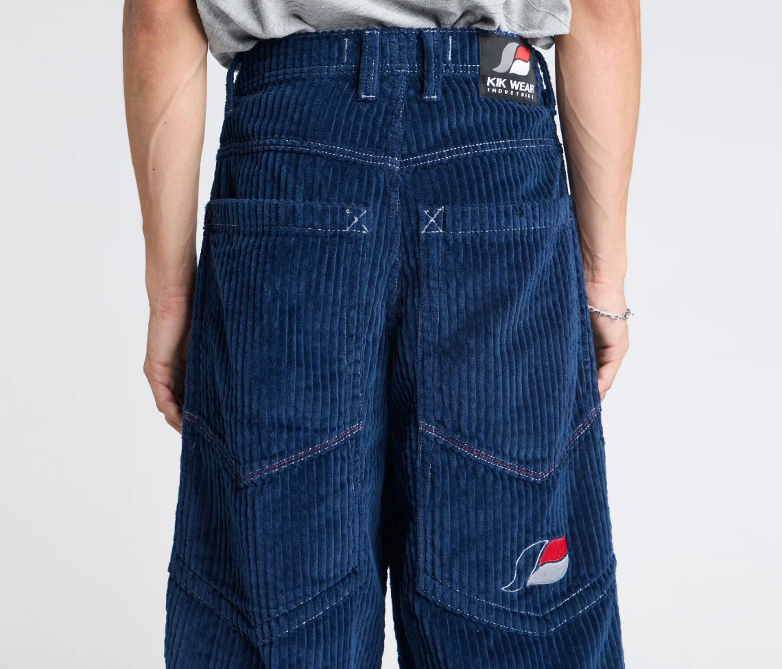 SUPREME KORDZ 26" 3-WALE CORDUROY NAVY - Image 4