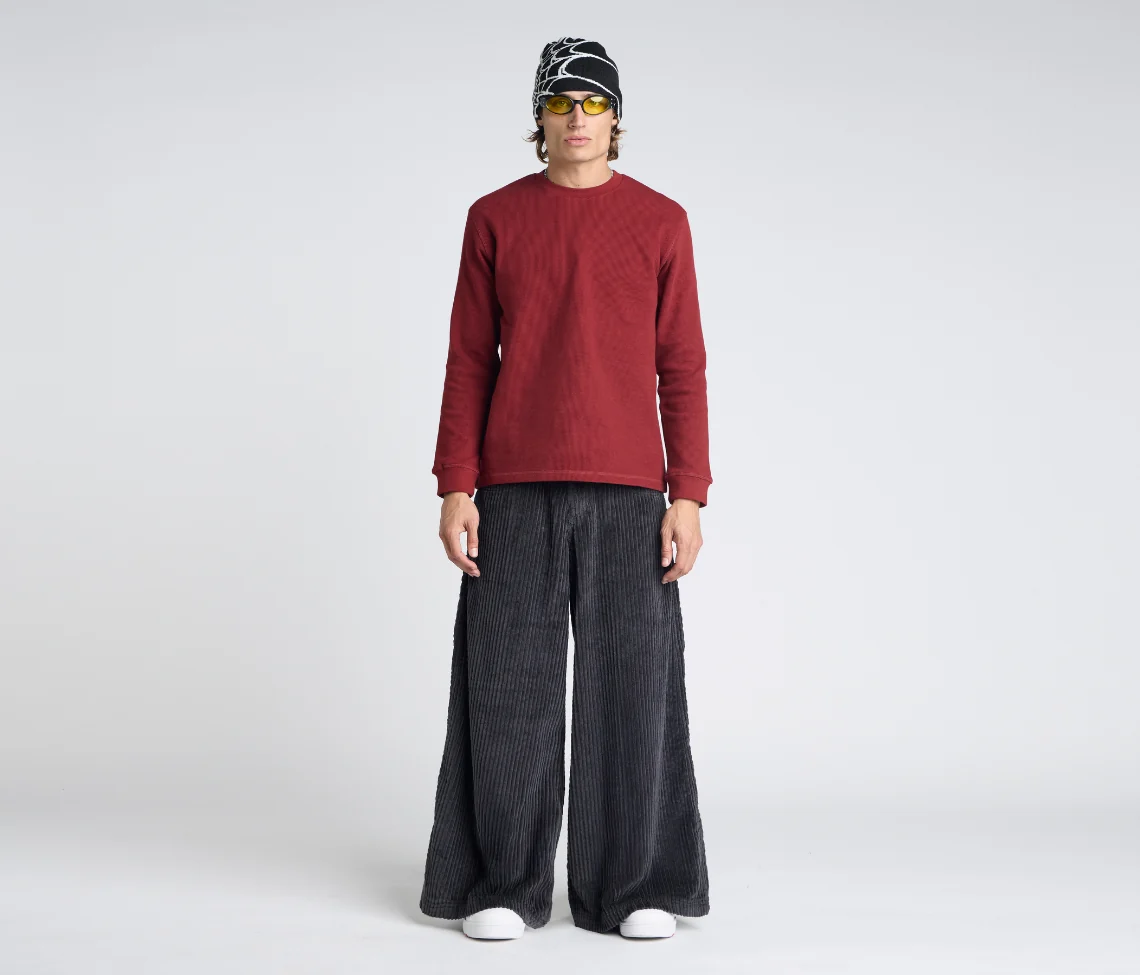 KING KORDZ 36" 3-WALE CORDUROY CHARCOAL - Image 2