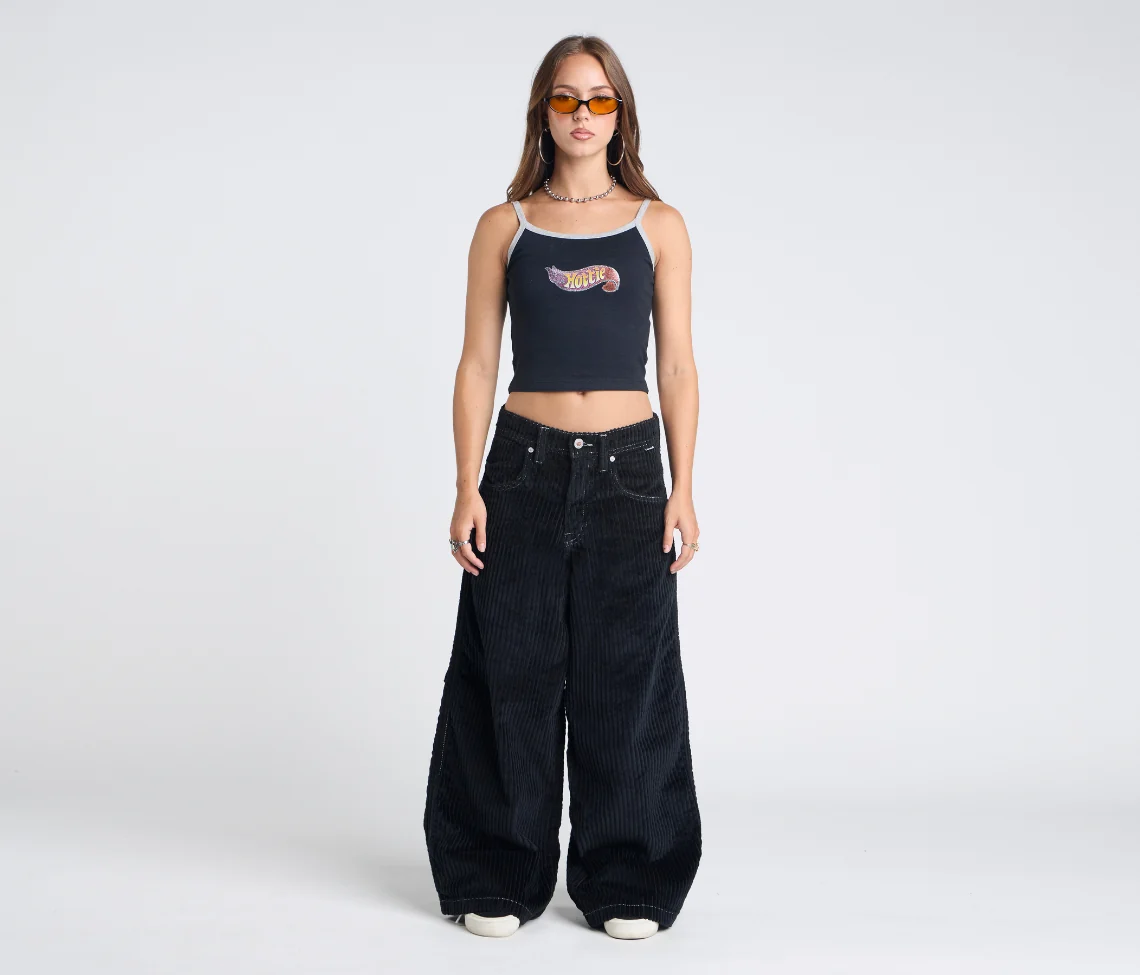 W SUPREME KORDZ 26" 3-WALE CORDUROY BLACK - Image 3