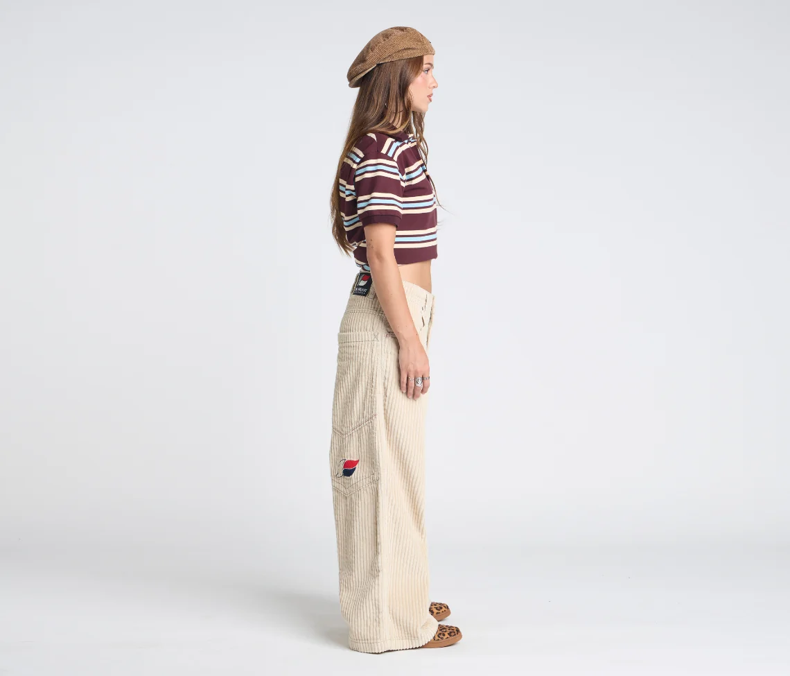 W SUPREME KORDZ 26" 3-WALE CORDUROY KHAKI - Image 2