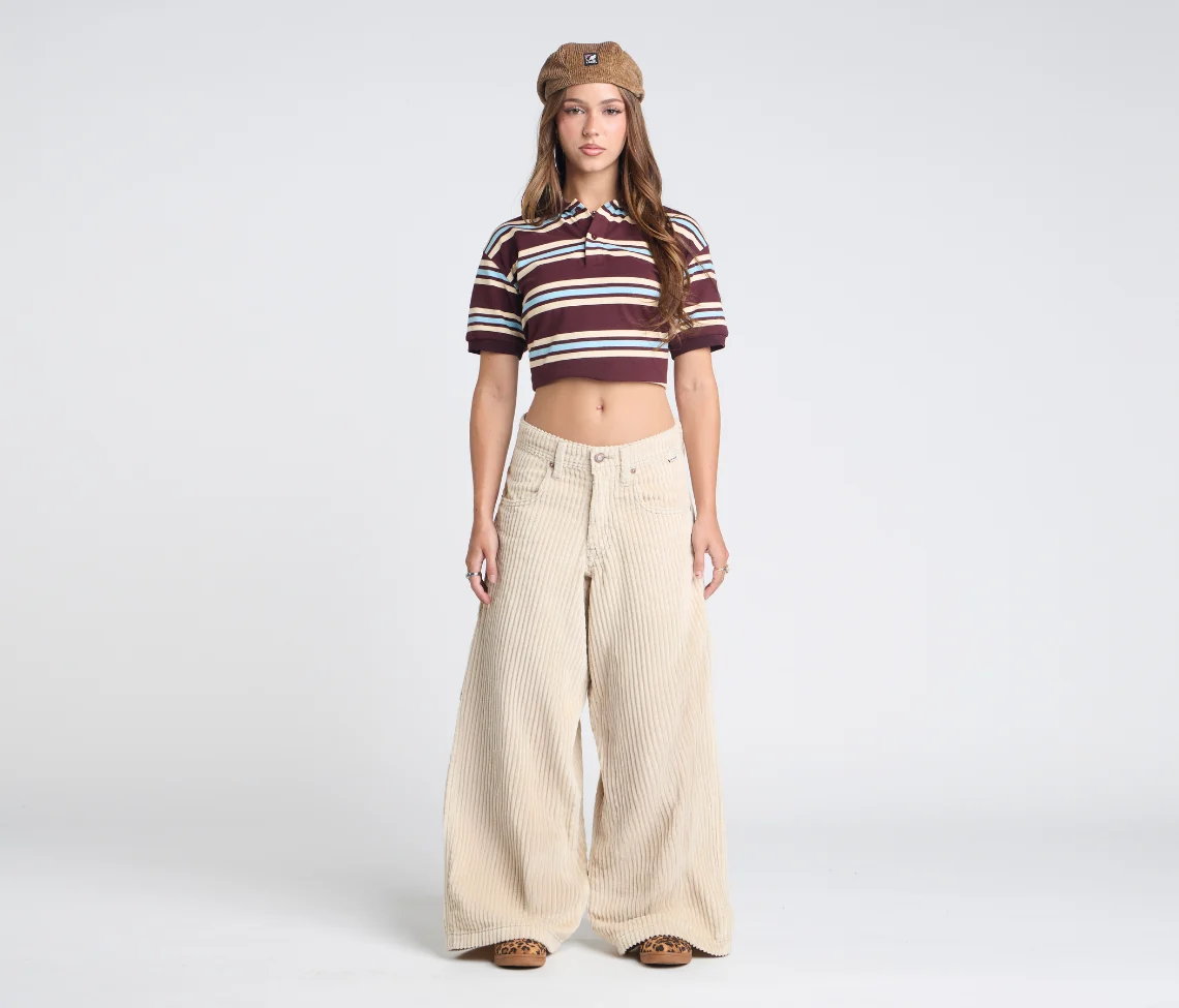 W SUPREME KORDZ 26" 3-WALE CORDUROY KHAKI - Image 3