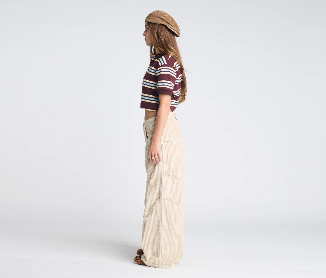 W SUPREME KORDZ 26" 3-WALE CORDUROY KHAKI - Image 4