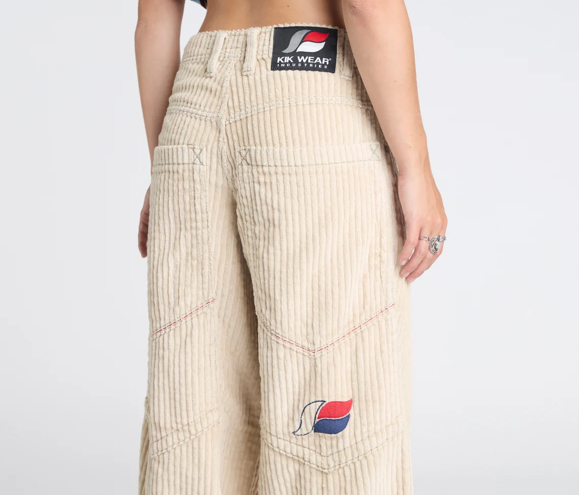 W SUPREME KORDZ 26" 3-WALE CORDUROY KHAKI - Image 7