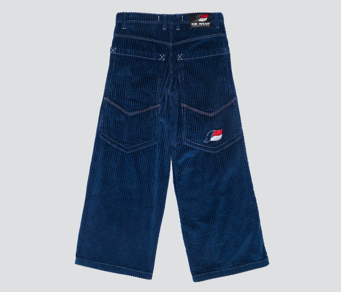 SUPREME KORDZ 26" 3-WALE CORDUROY NAVY - Image 7