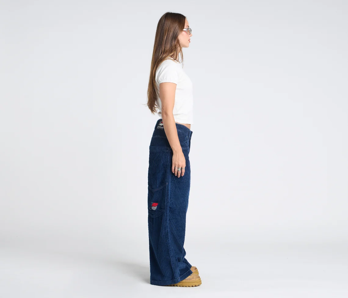 W SUPREME KORDZ 26" 3-WALE CORDUROY NAVY - Image 2