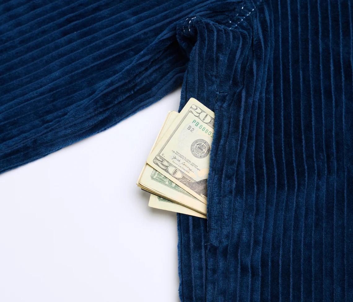SUPREME KORDZ 26" 3-WALE CORDUROY NAVY - Image 5