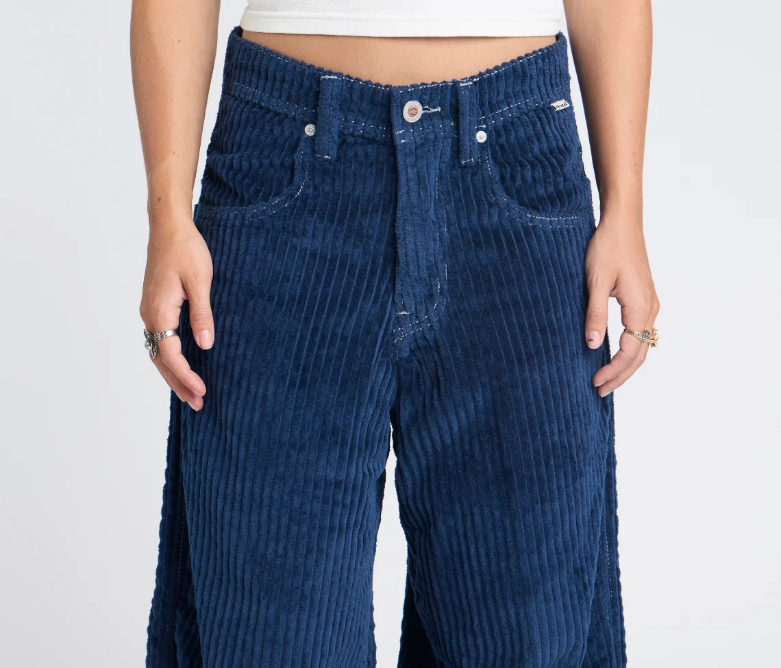 W SUPREME KORDZ 26" 3-WALE CORDUROY NAVY - Image 6