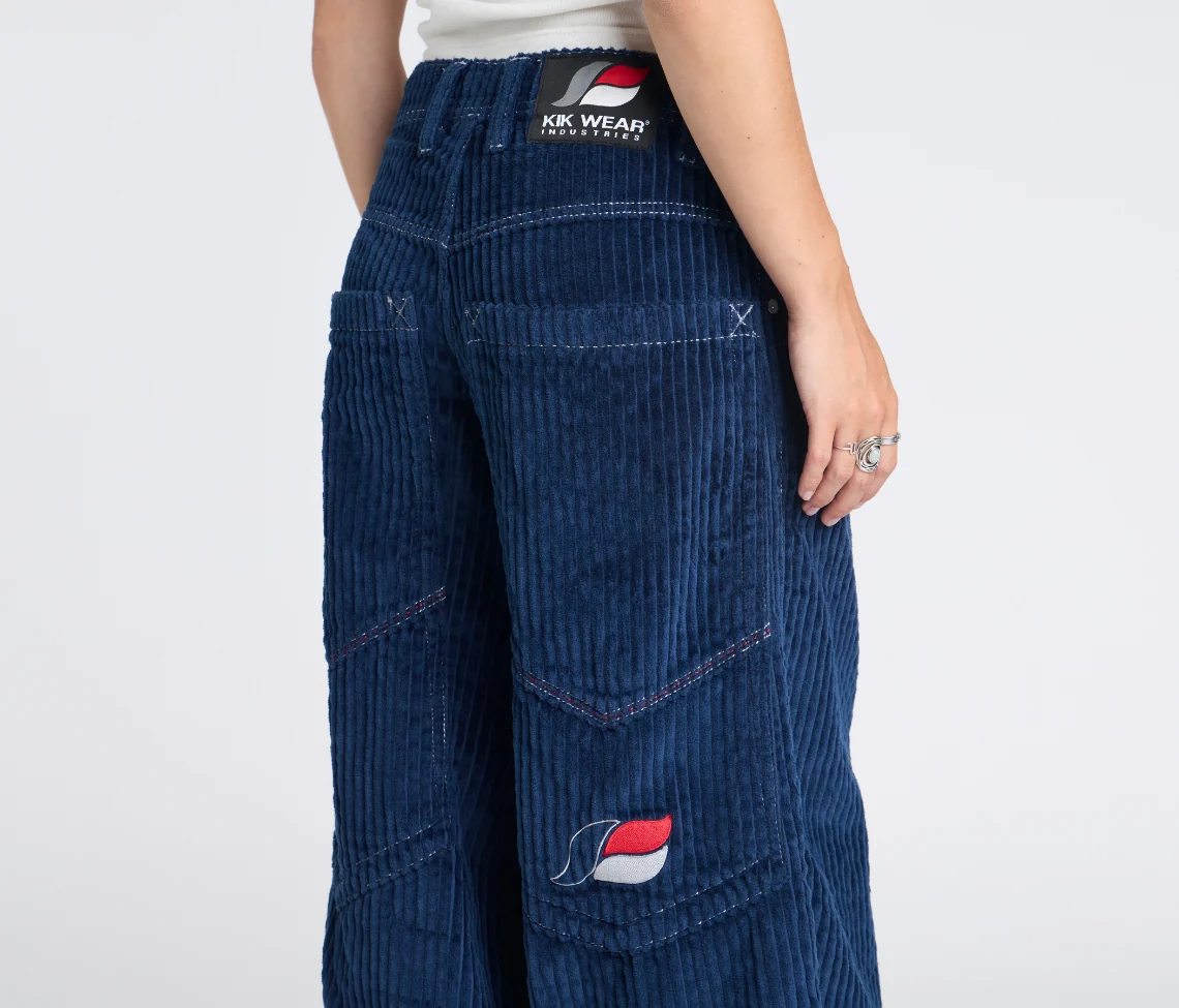 W SUPREME KORDZ 26" 3-WALE CORDUROY NAVY - Image 9