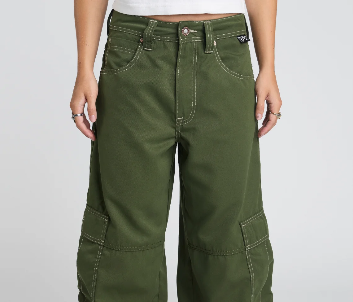 W HYDRO CHILL MICROSUEDE CARGO 23" ARMY GREEN - Image 5