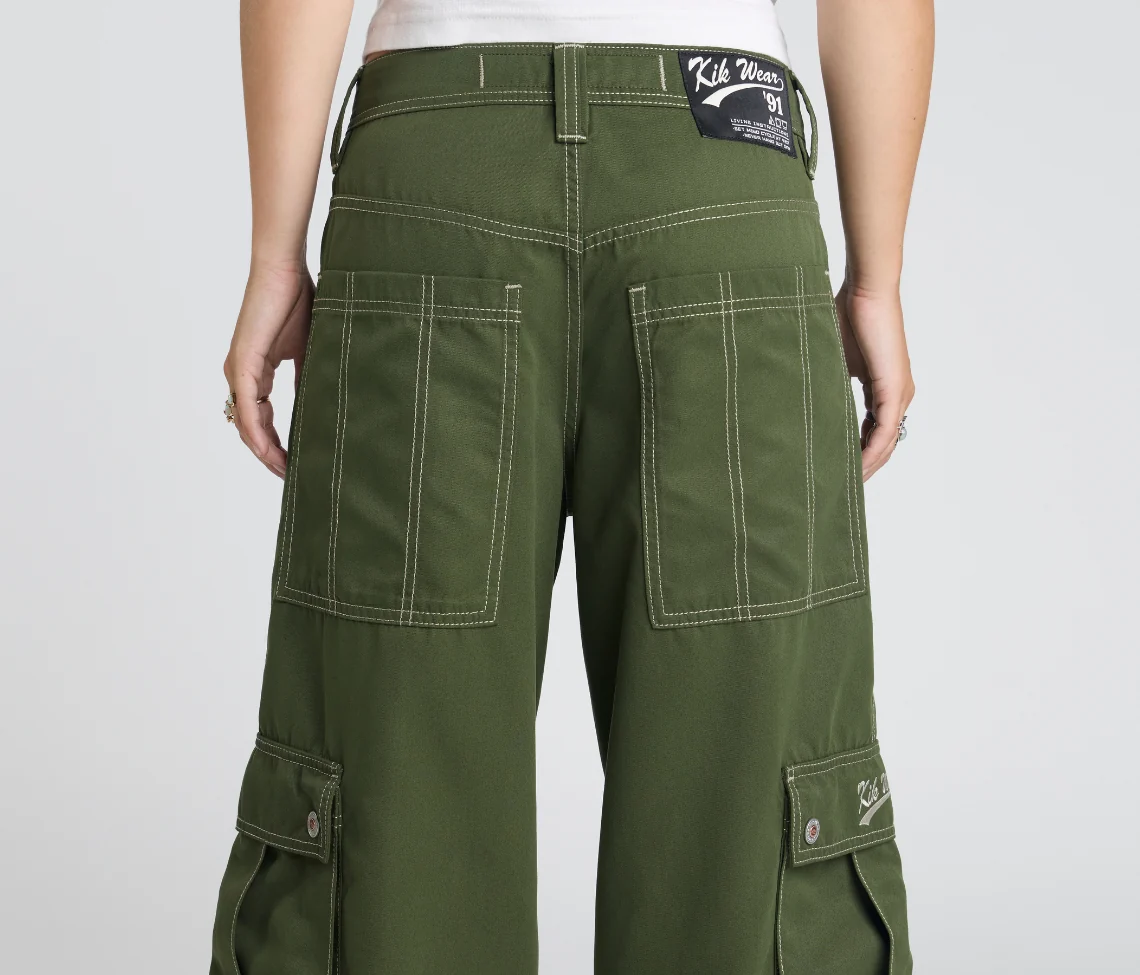 W HYDRO CHILL MICROSUEDE CARGO 23" ARMY GREEN - Image 6