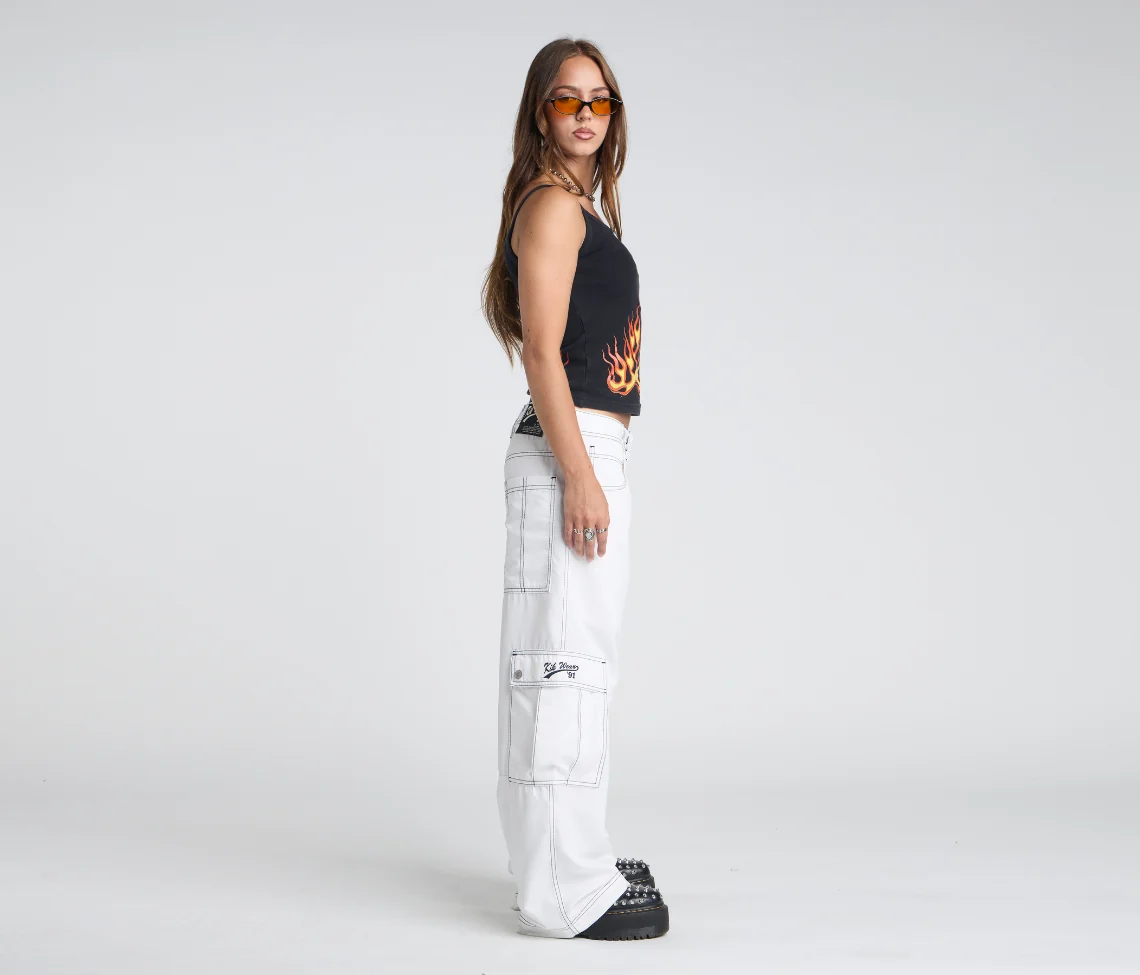 W HYDRO CHILL MICROSUEDE CARGO 23" WHITE - Image 3