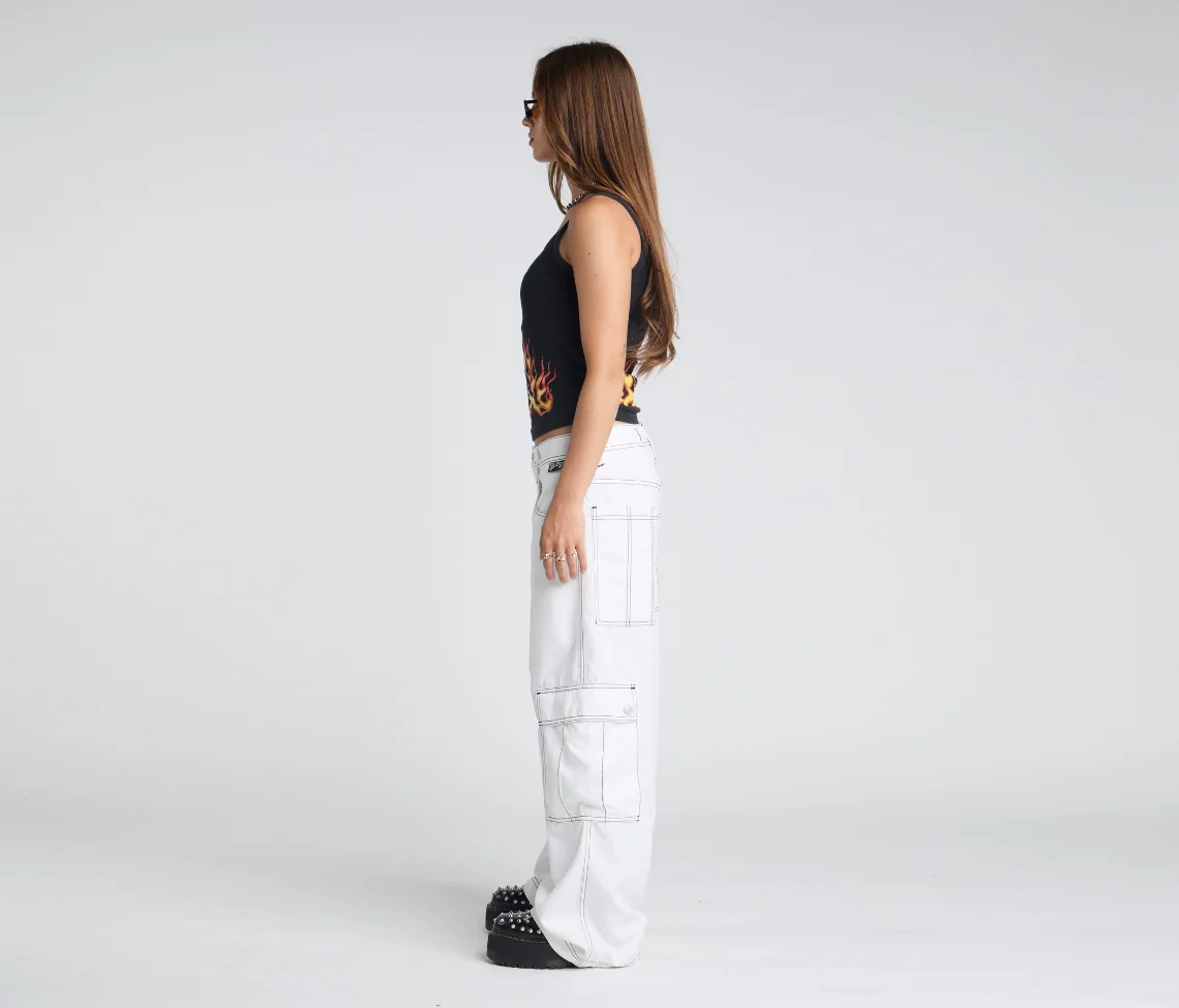 W HYDRO CHILL MICROSUEDE CARGO 23" WHITE - Image 4