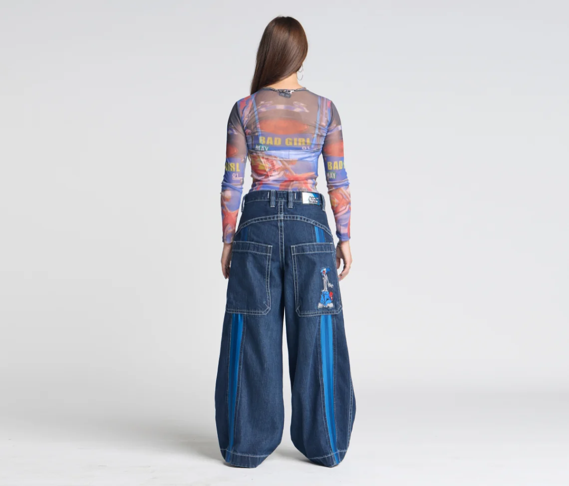 W KRAZY KLOWN 28" AZUL DARK WASH