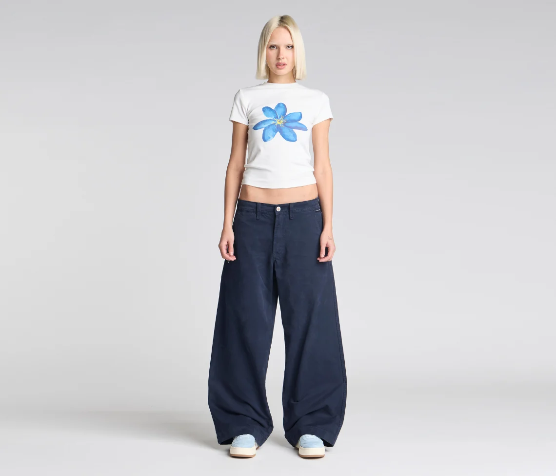 W OLD SKOOL 24" NAVY CHINO