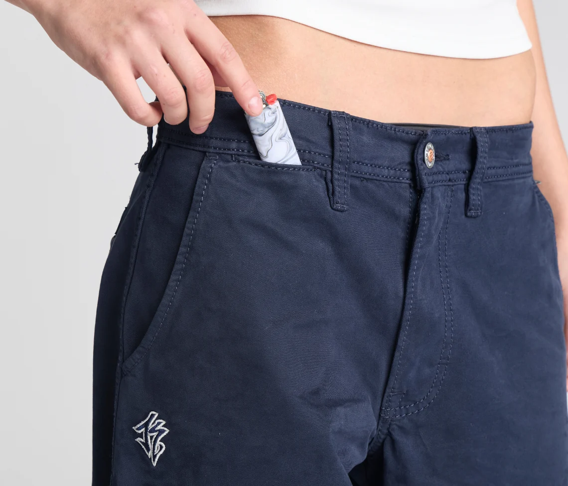 W OLD SKOOL 24" NAVY CHINO - Image 12