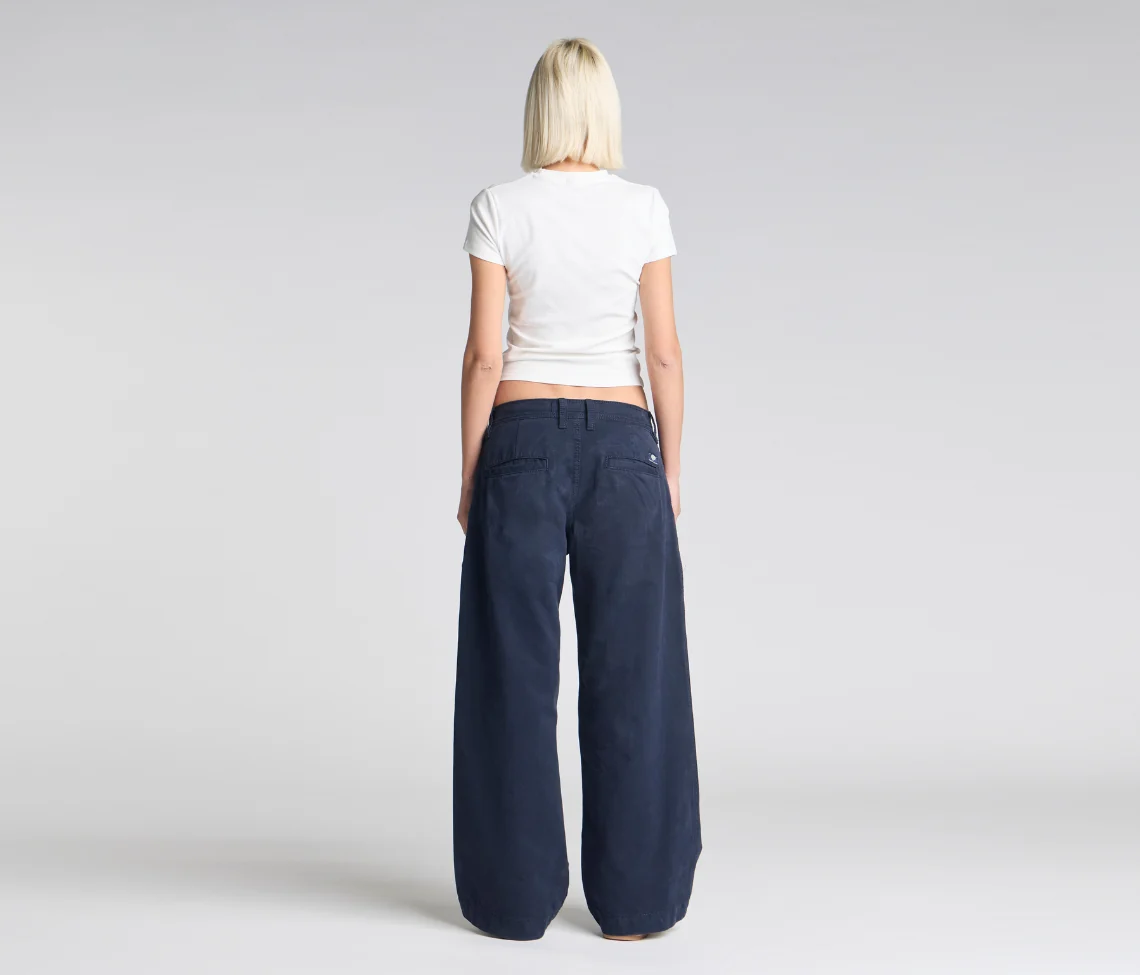 W OLD SKOOL 24" NAVY CHINO - Image 3