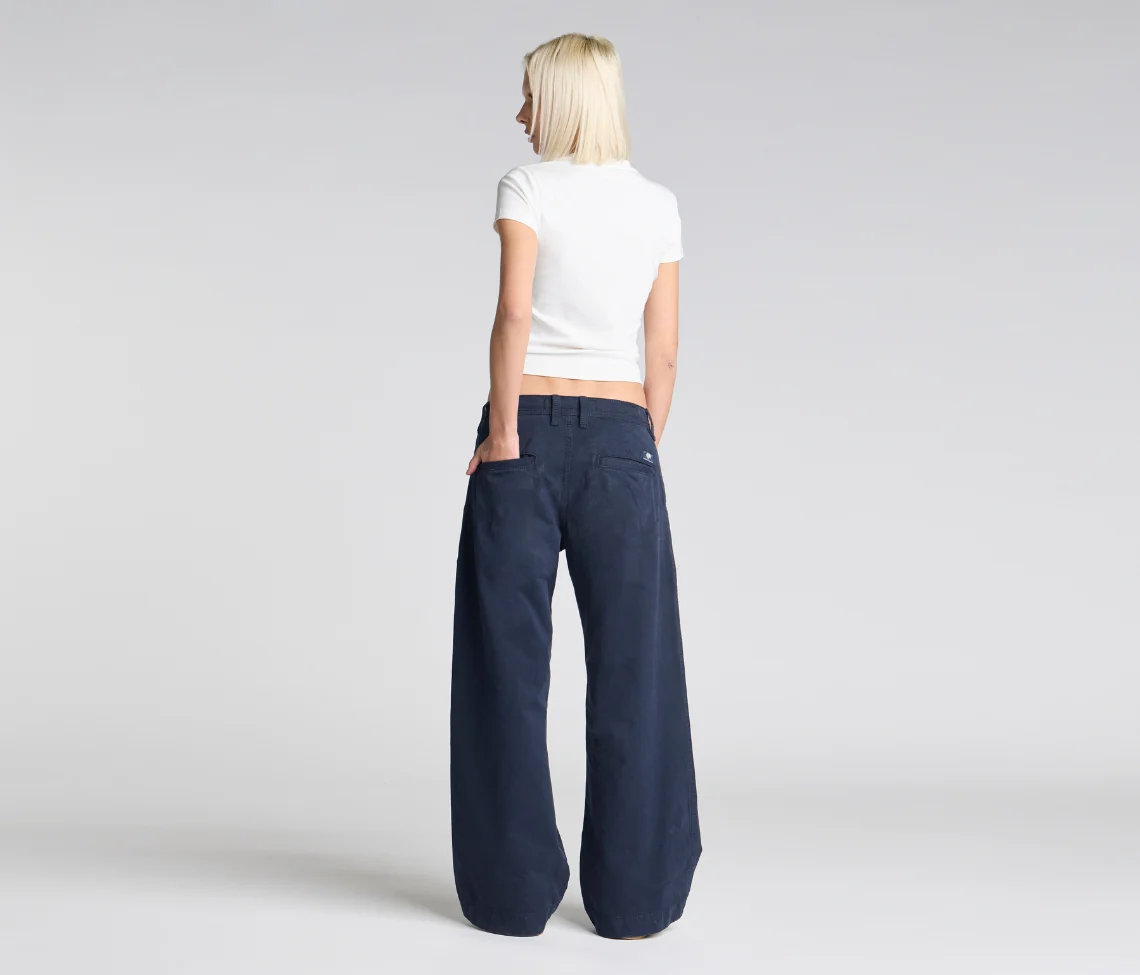 W OLD SKOOL 24" NAVY CHINO - Image 4