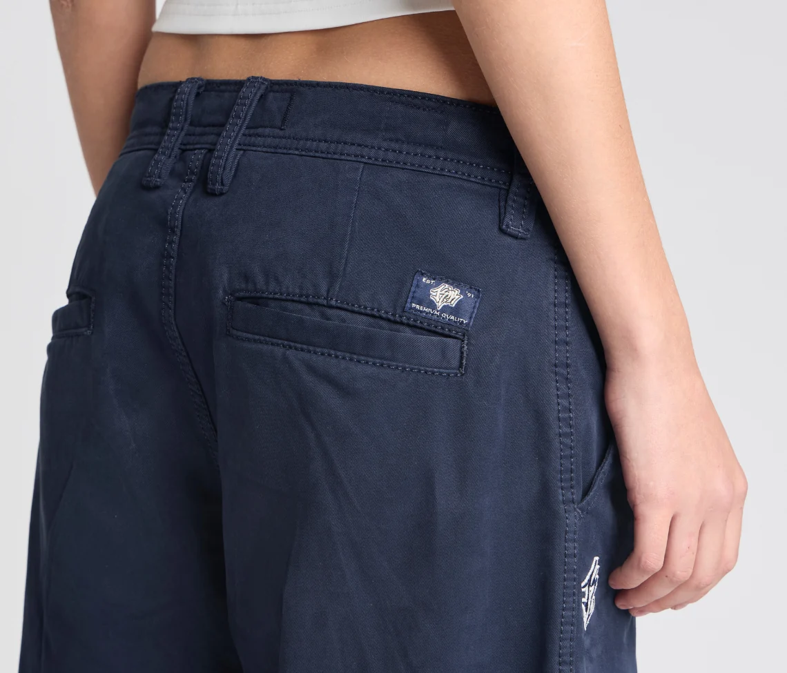 W OLD SKOOL 24" NAVY CHINO - Image 9
