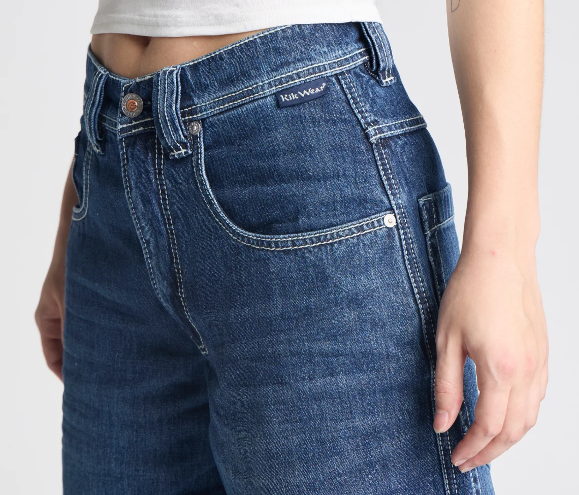 W SUPREME GRAFFITI JORT 15" AZUL DARK WASH - Image 8