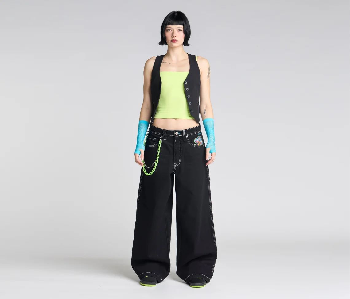 W SUPREME MAGIC MUSHROOM 26" SUPER BLACK RINSE - Image 3